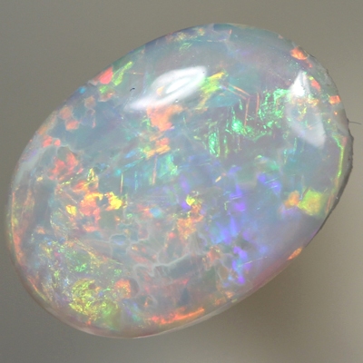 SOLID SEMI BLACK OPAL Bright broad rolling flash